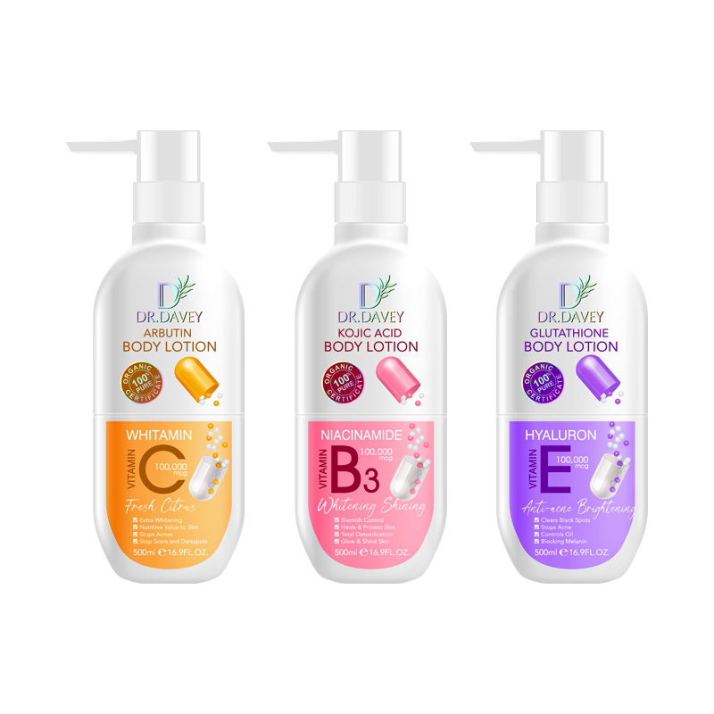 Dr. Davey Vc Extra Whitening B3 Whitening Shining Ve Anti-Acne Brightening Body Lotion 500ml