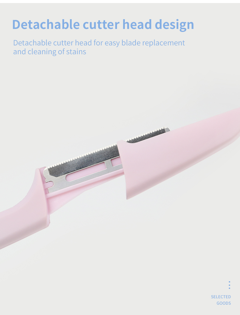 Premium Stainless Steel Eyebrow Shaper with Ergonomic Foldable Handle