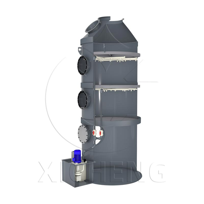 Exhaust Gas Scrubber for Incinerator Flue Gas Treatment
