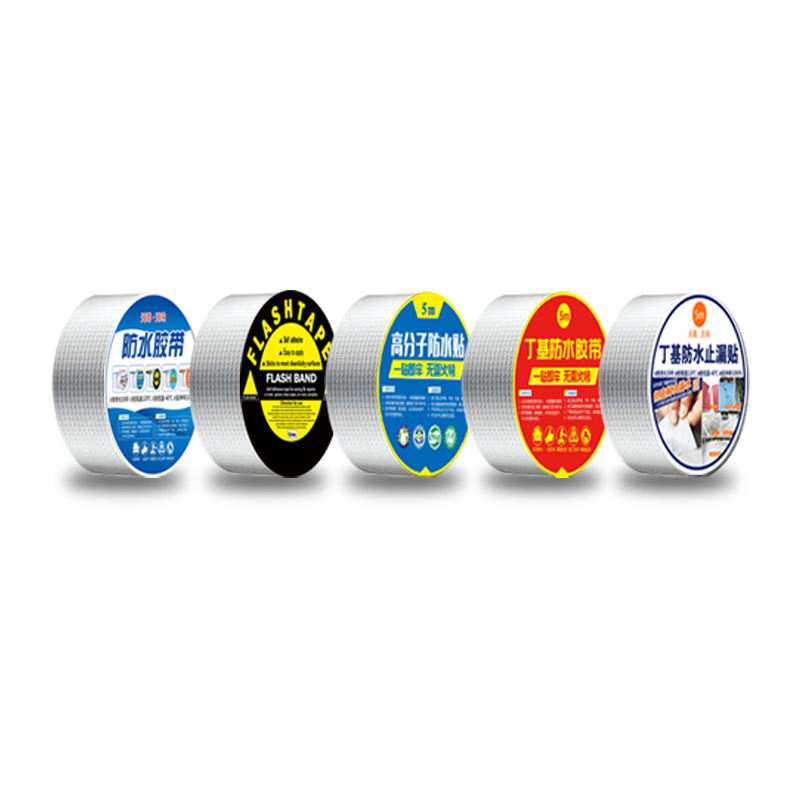 Super Stick Waterproof Adhesive Butyl Rubber Aluminium Foil Tape with Gas Tightness, Water Tightness and Shock Absorption/Sealing Work for The Joint