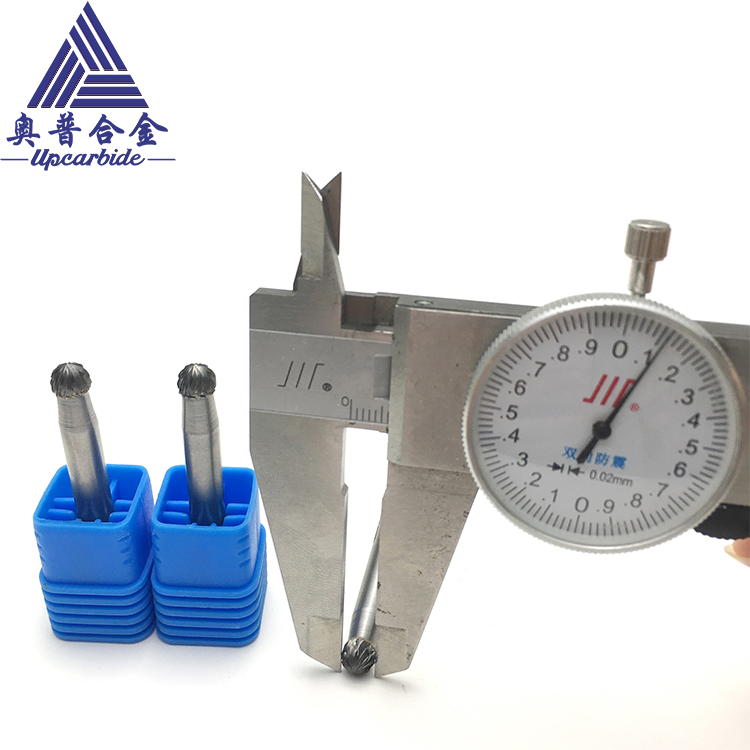 Mushroom Shaped Single Cut Factory Wholesale Tungsten Carbide Rotary Burr Metal Carving Drilling Polishing Bits