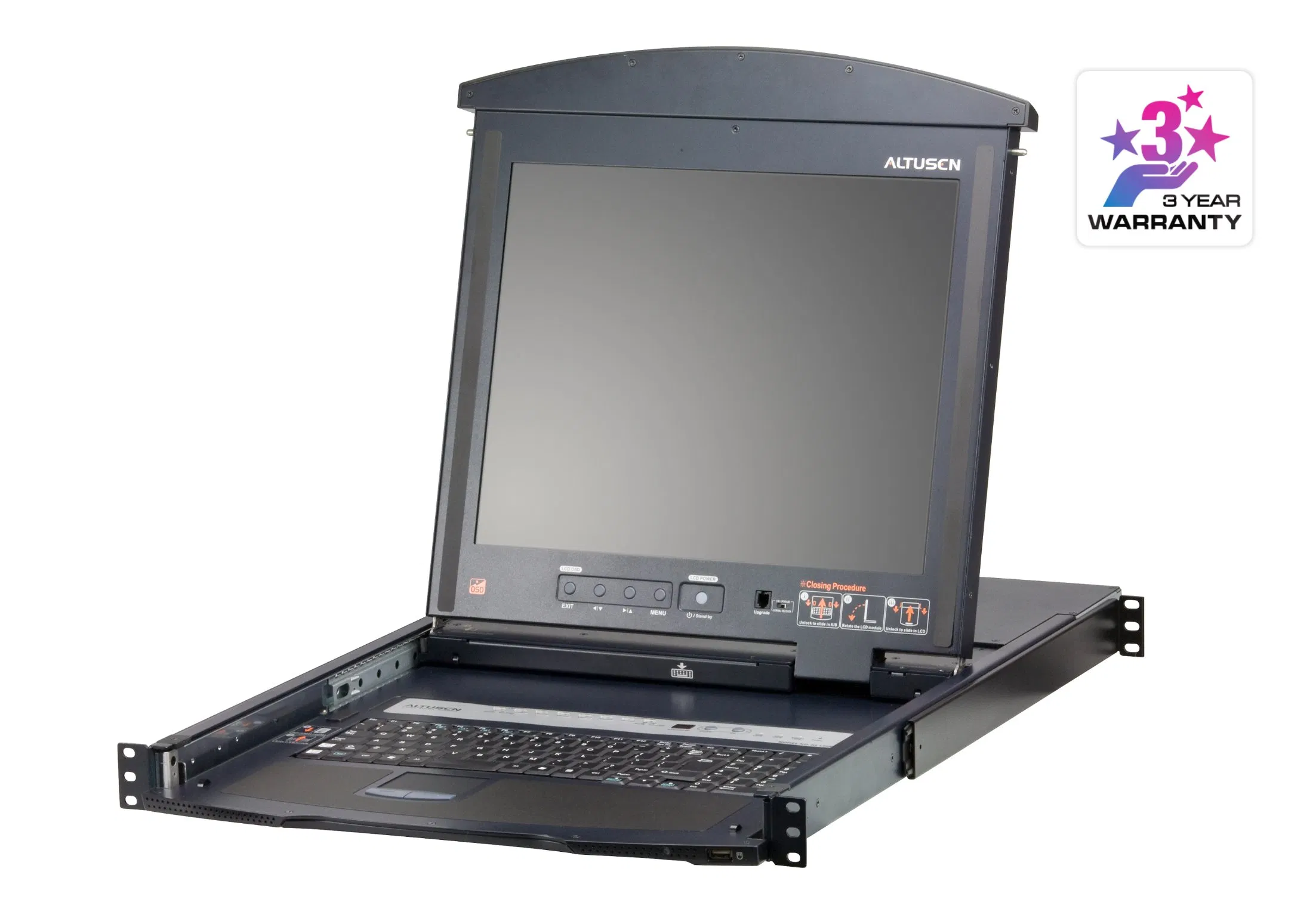 KVM-коммутатор ATEN KL1508AiM 8 портов с LCD