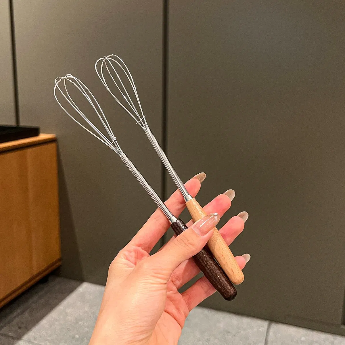 Factory Price Stainless Steel Egg Whisk Mixing and Beating