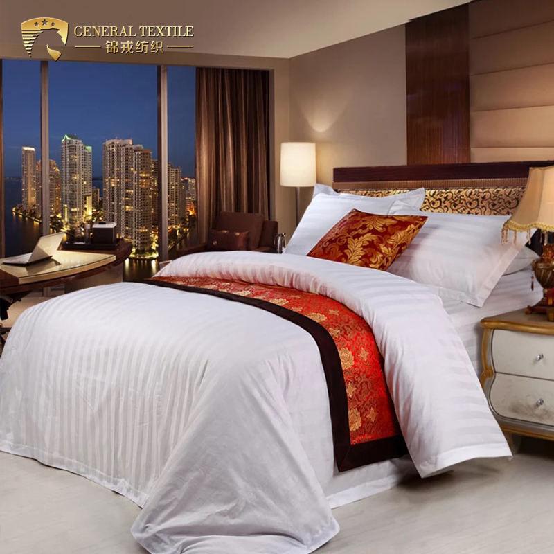 Luxury Bedding Set Five Star Hotel Embroidery Duvet Cover and Pillow Case