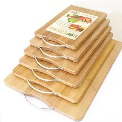 Customized Organic Bamboo Board Set Kitchen Chopping Board