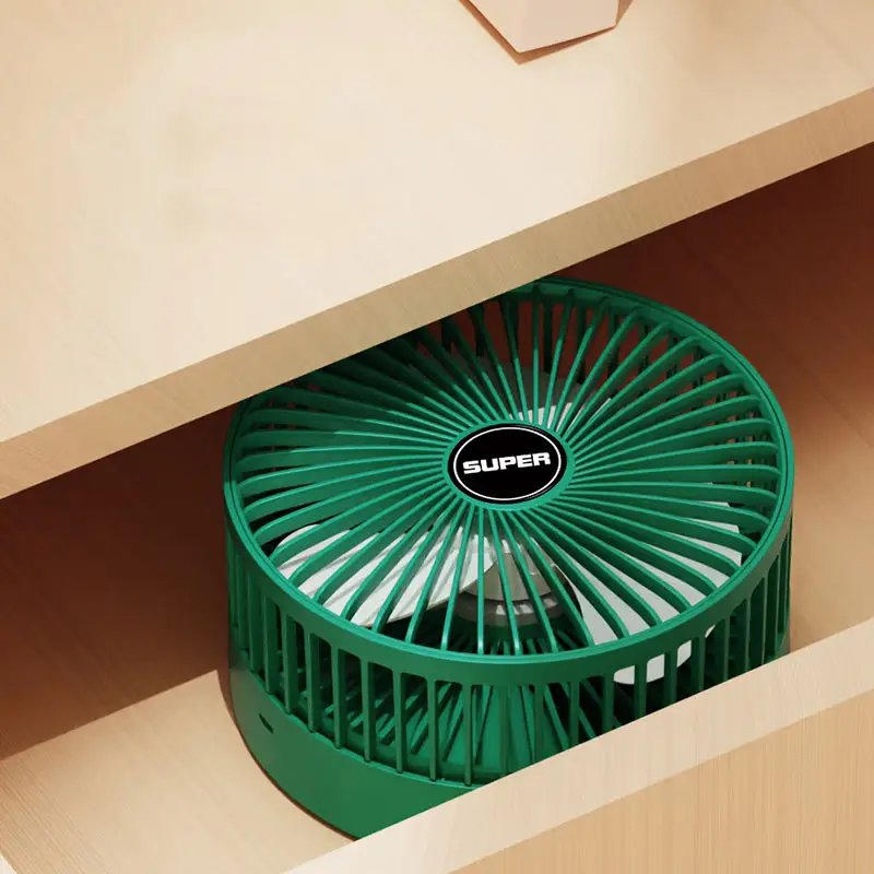 Compareshareportable Electric Fan Foldable Convenient Mini USB Charging Office Household Telescopic Fan Low Noise Life Table Fan