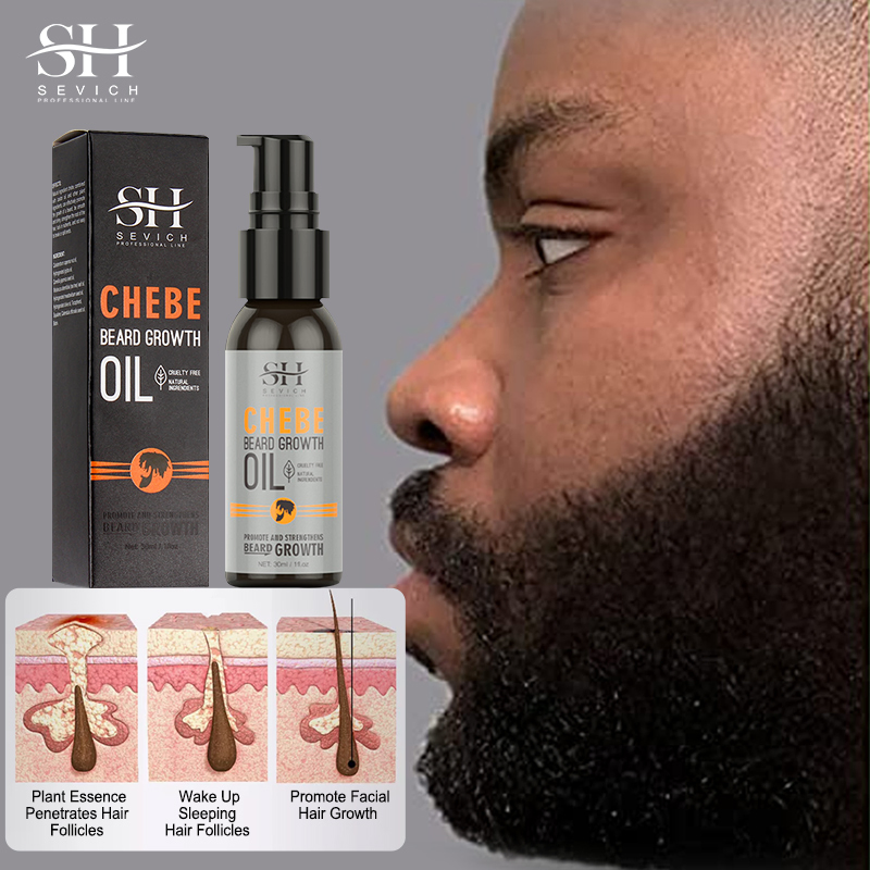 Hot Selling Softens Strengthens Chebe Hair Growth Beard Men Care Growth Beard Oil