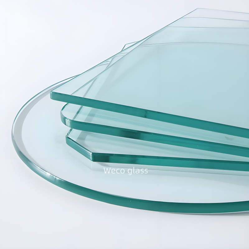 OEM Customized High-Strength Excellent Grade Toughened Tempered Flat Glass for Glass Tabletops