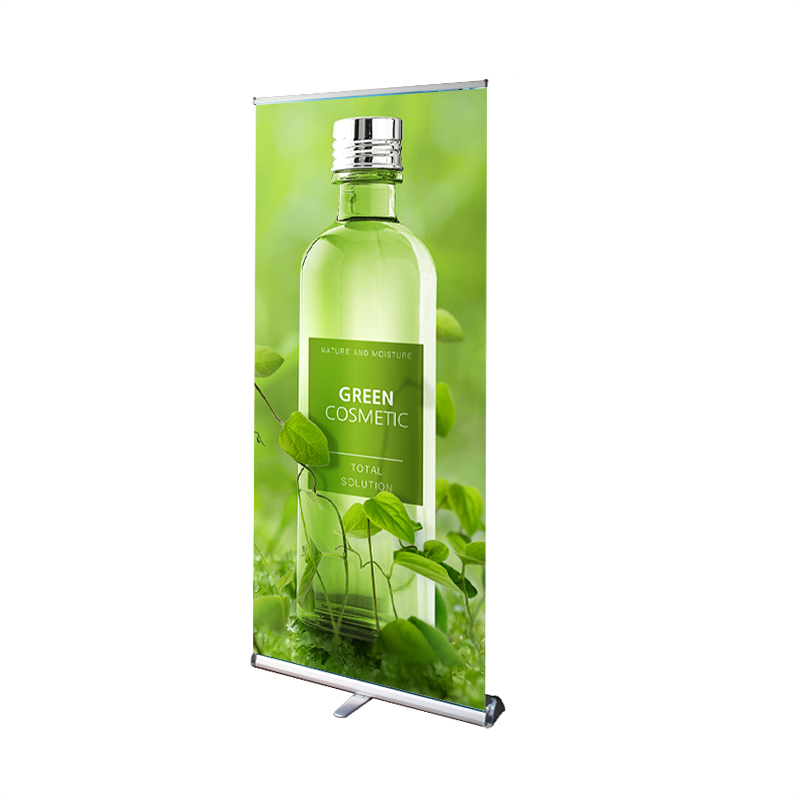 Aluminum Silver Teardrop Roll up Stand Banner Trade Show Backwall Display Exhibition Frame Display