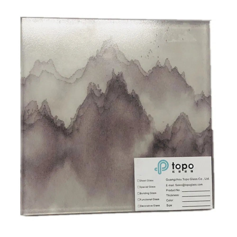Guangzhou Laminated Metal Wired Fabric Glass (PLW-TP)