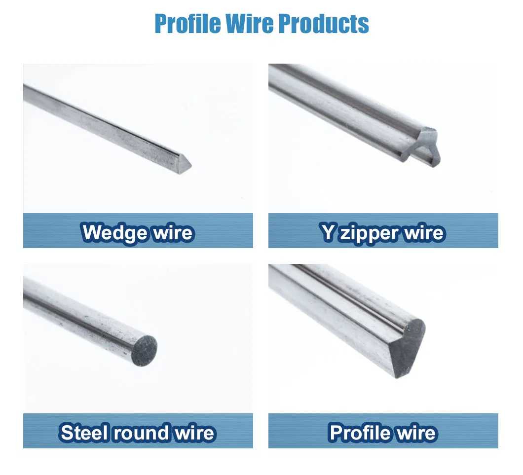 304 Stainless Steel Wire V Shaped Support Rod for Wedge Wire Screen Panel and Filter Cylinder Use