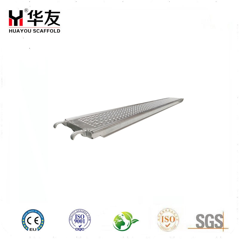 Construction Galvanized Steel Stair Case Step Ladder for Scaffolding System