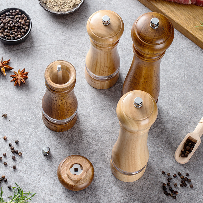 Мельница для перца ручная, регулируемая, с подставкой