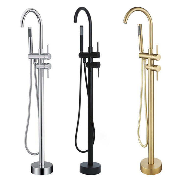 Bathroom Bath Tub Hot and Cold Shower Mixer Freestanding