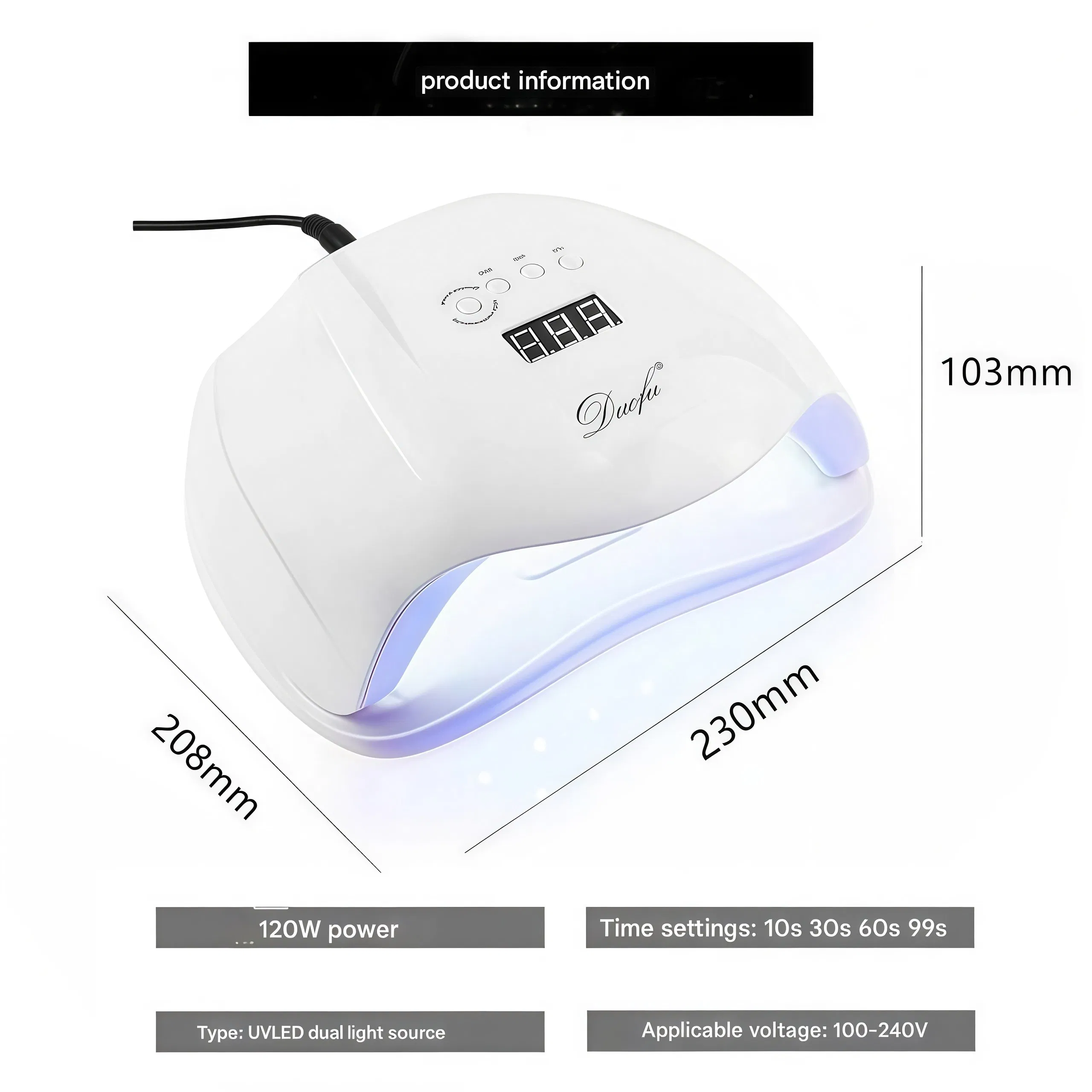 Duofu Bright and Energy-Efficient Professional LED Desk Lamp for Home Office