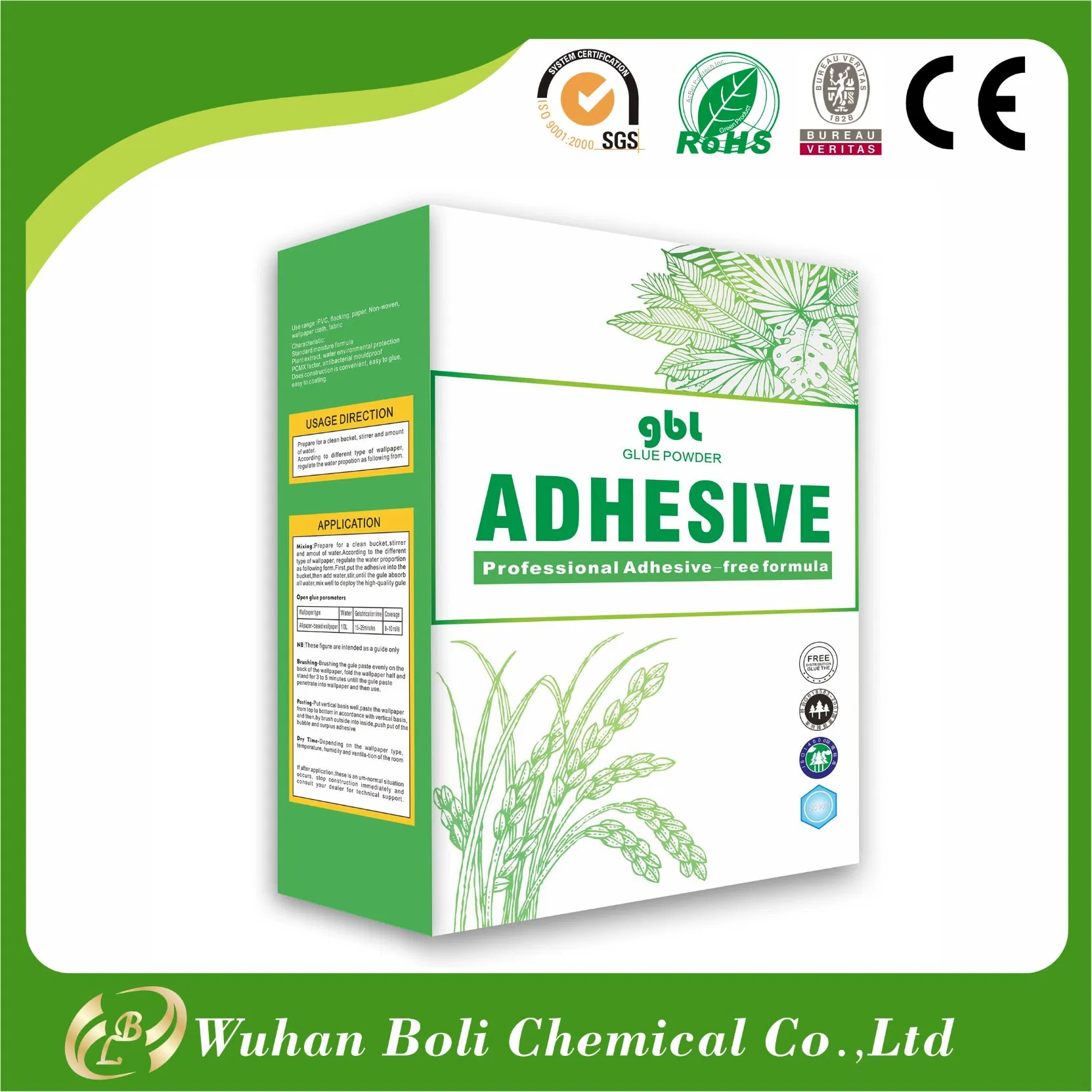 Made in China Eco-Friendly and Non-Toxic Wallpaper Powder Glue