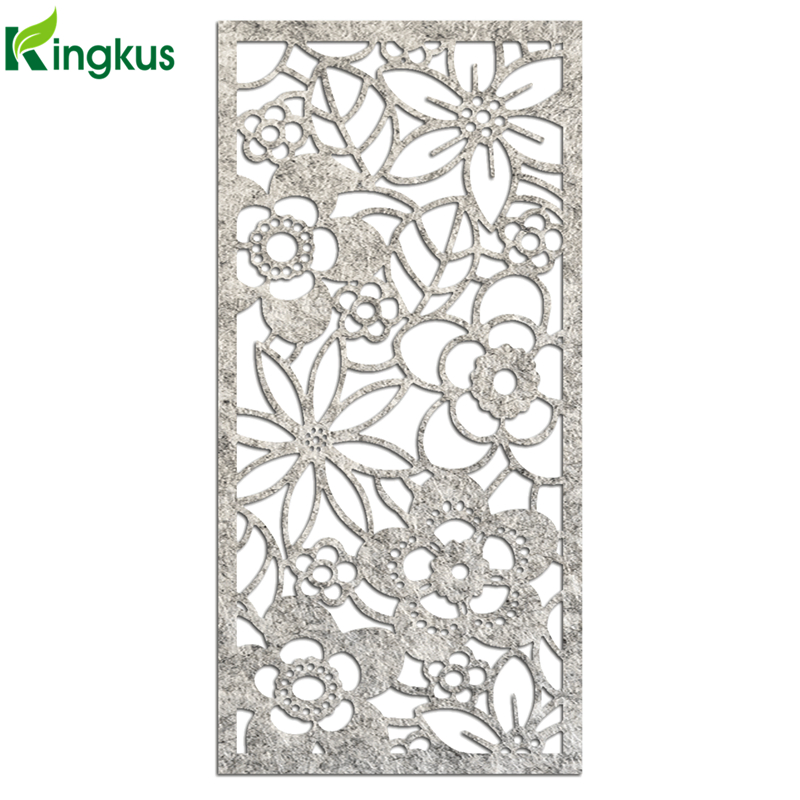 Polyester Fiber Carved Acoustic Panel Engrave Wall Panels for Office Partition