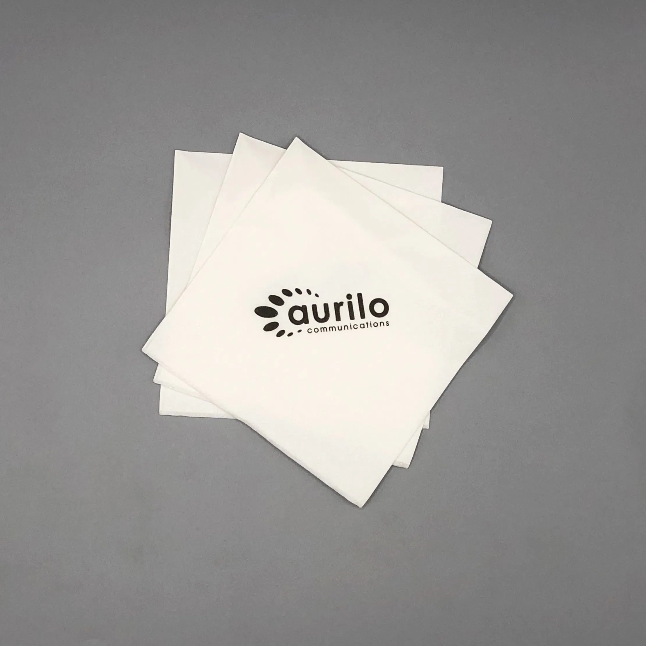 Customized Cocktail Dinner Napkins with Logo Disposable White 2 Ply 3 Ply Serviette Tissue Beverage Bar Restaurant Square Paper Napkins