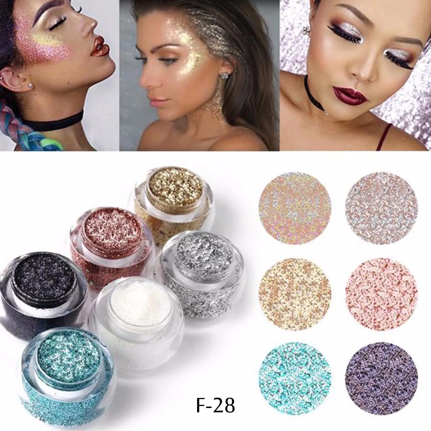 Mermaid Color Glitter for Face and Body Decoration