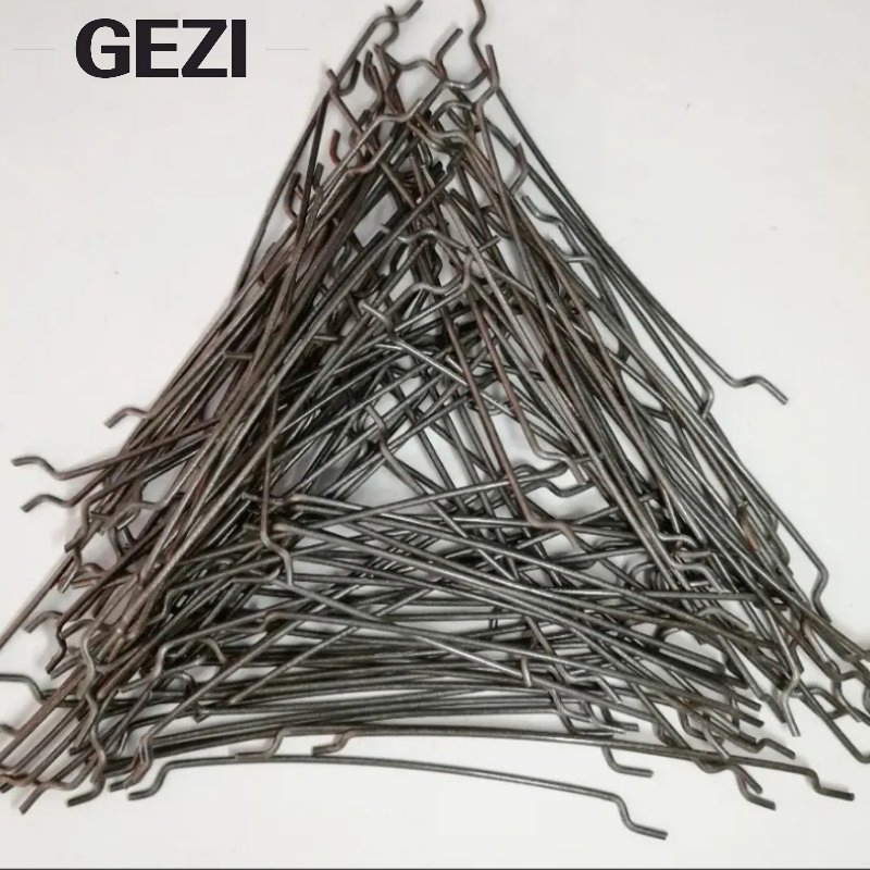 Deformed Glued Steel Fibers for Easy Mixing and Dispersion