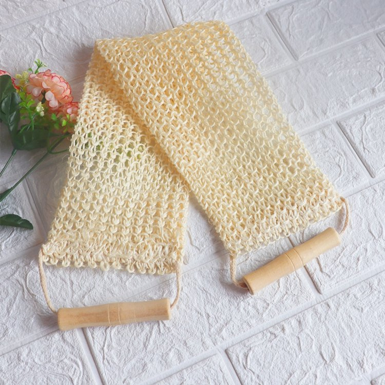 Exfoliating Back Loofah Scrubber Loofa Back Strap Bath Shower Body Brush Scrubber