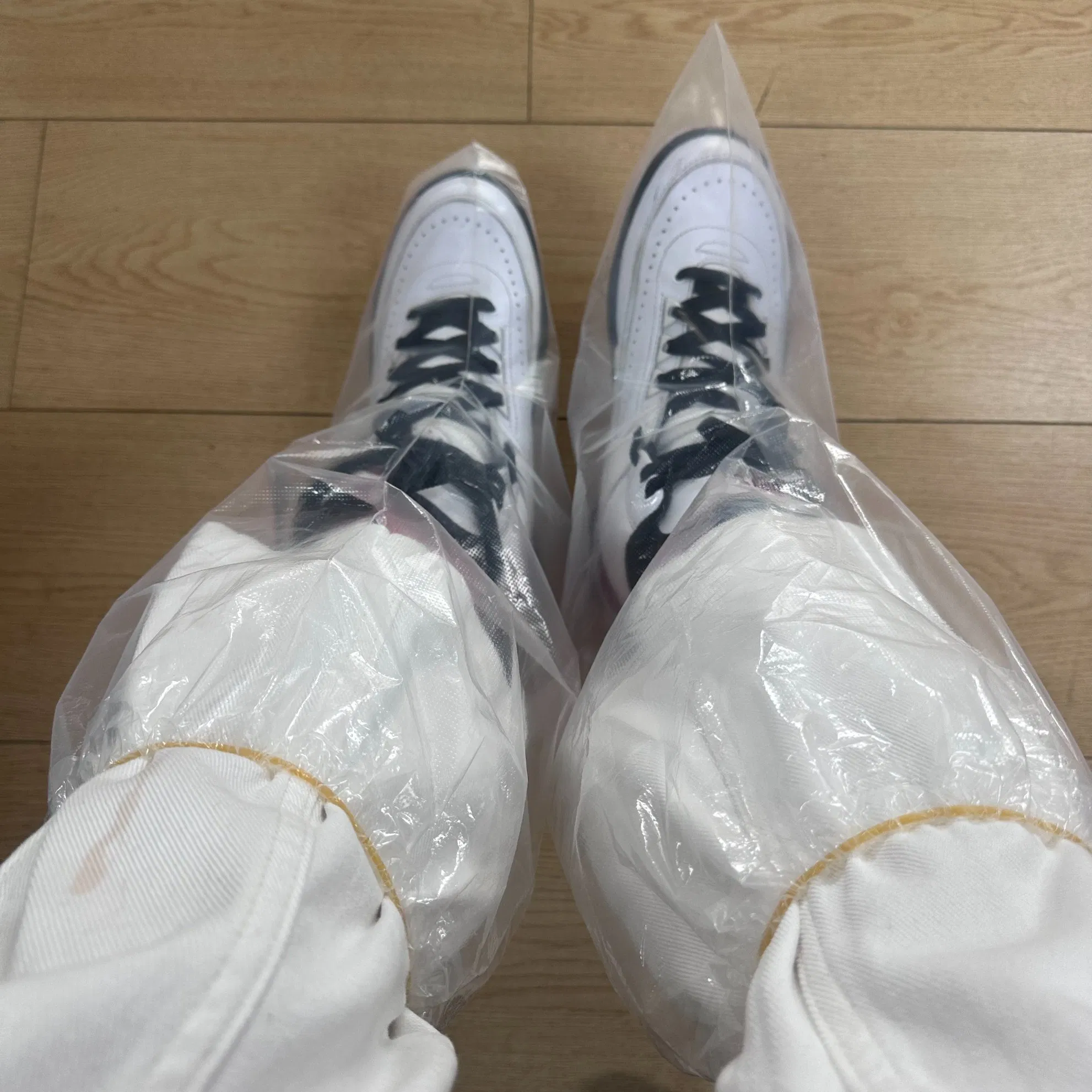 Long Disposable Waterproof PE Shoecovers