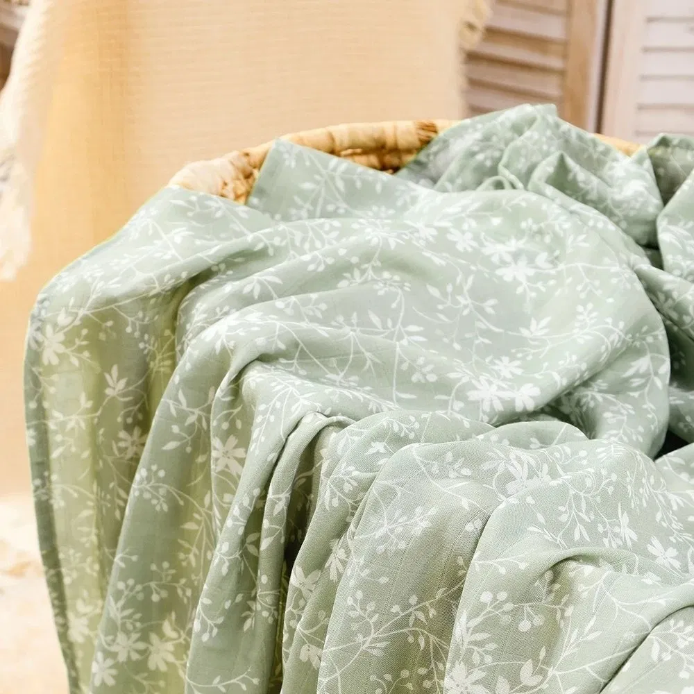 Детское одеяло Happy Flute 120x110 см, хлопок, мультяшный принт