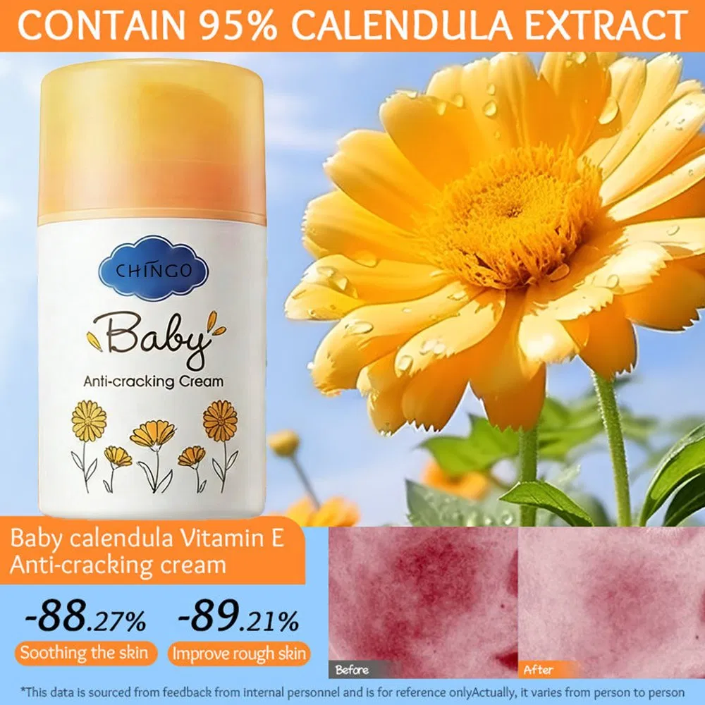 Baby Calendula Natural Moisturizing Hydrating Anti-Chapping Soothing Refreshing Skin Cream