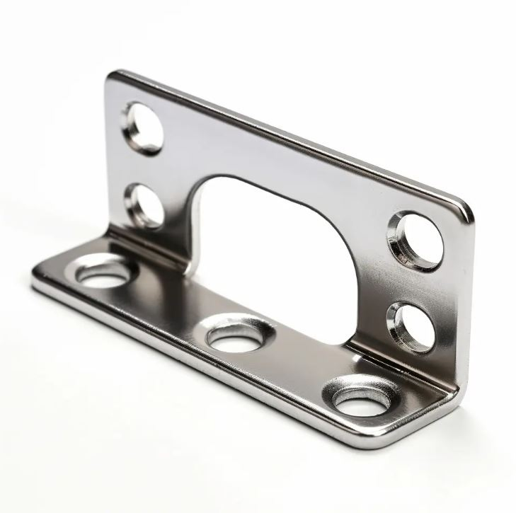Custom Stainless Steel Aluminum Sheet Metal Fabrication Laser Cut Parts Angle Brackets