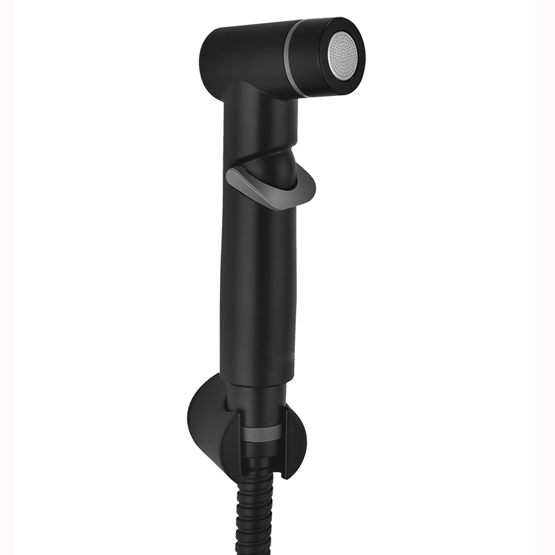 Factory ABS Chrome Portable Toilet Bidet Sprayer Handheld Shattaf Hygienic Shower Bidet Shattaf Set for Muslim with Flexible Hose and Wall Bracket Holder