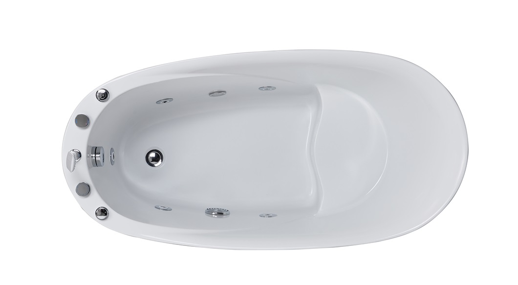 Acrylic Freestanding Bathtub Massage Bath Tub Soaking SPA in Bathroom Discount Price