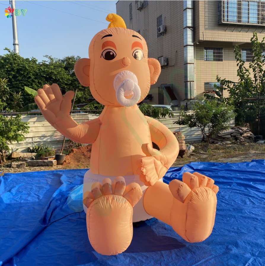 Fast Delivery Holland Baby Girl Party Decoration Inflatable Baby Body Doll Balloon