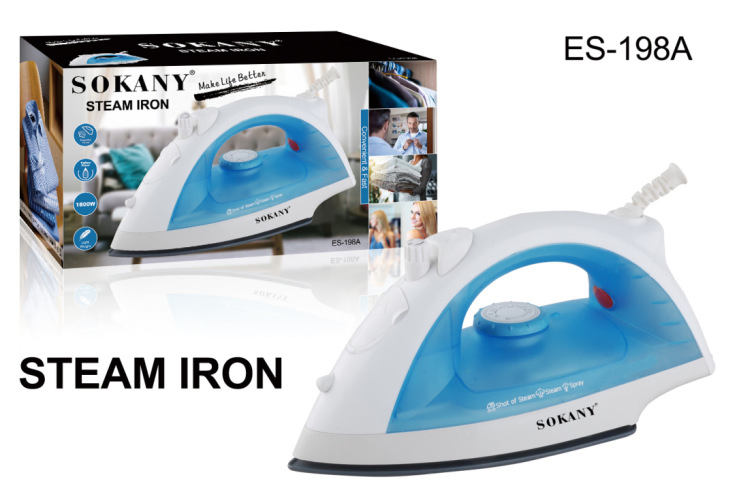 Electric Sokany Steam Iron Steam Press Iron Handheld Steam Iron Electric Steam Iron for Colths Steam Iron Press Cloth Iron Steam Wholesale Price