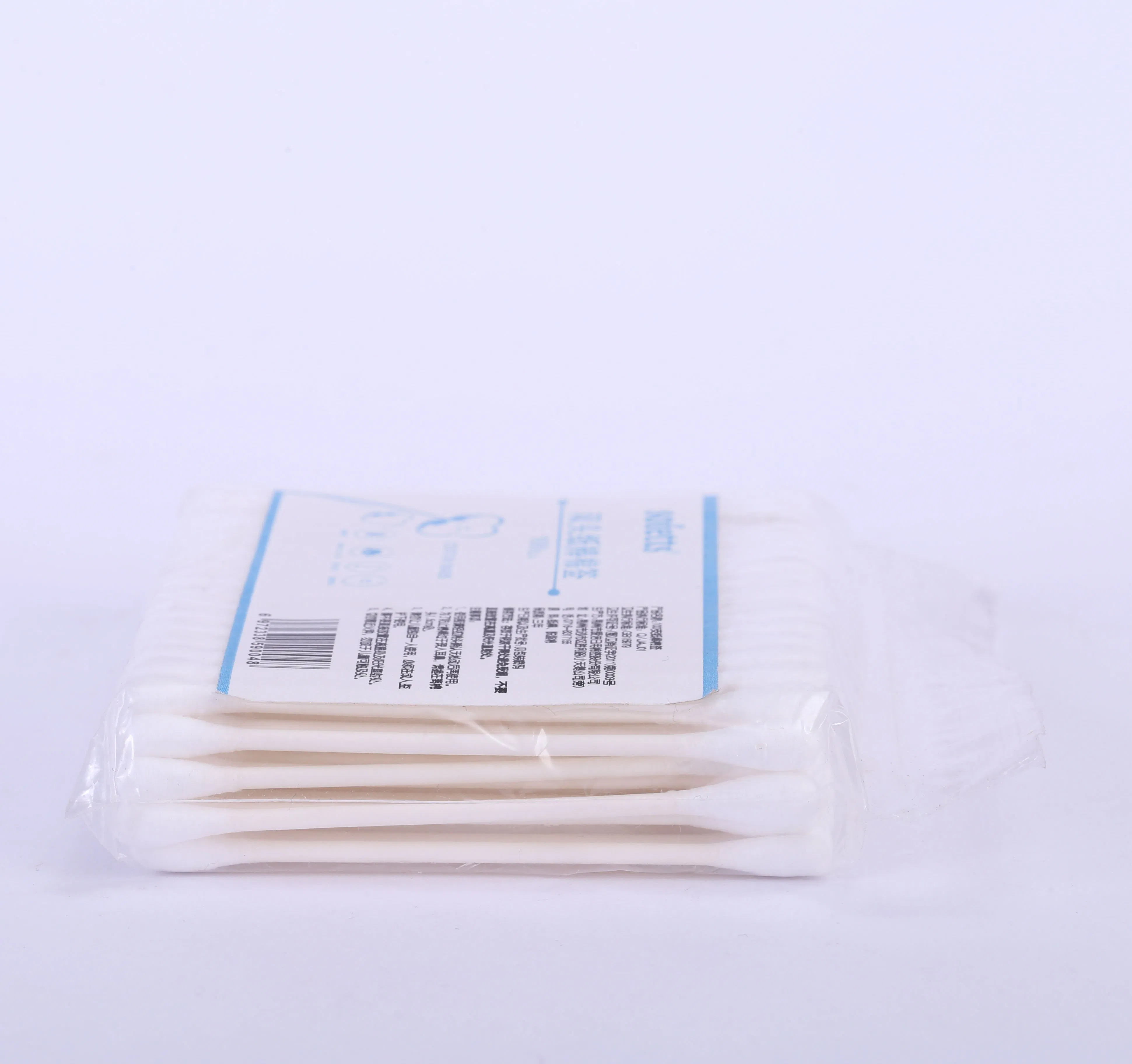 Disposable Soft Cotton Double Head Paper Stick Cotton Swabs with Free Sample