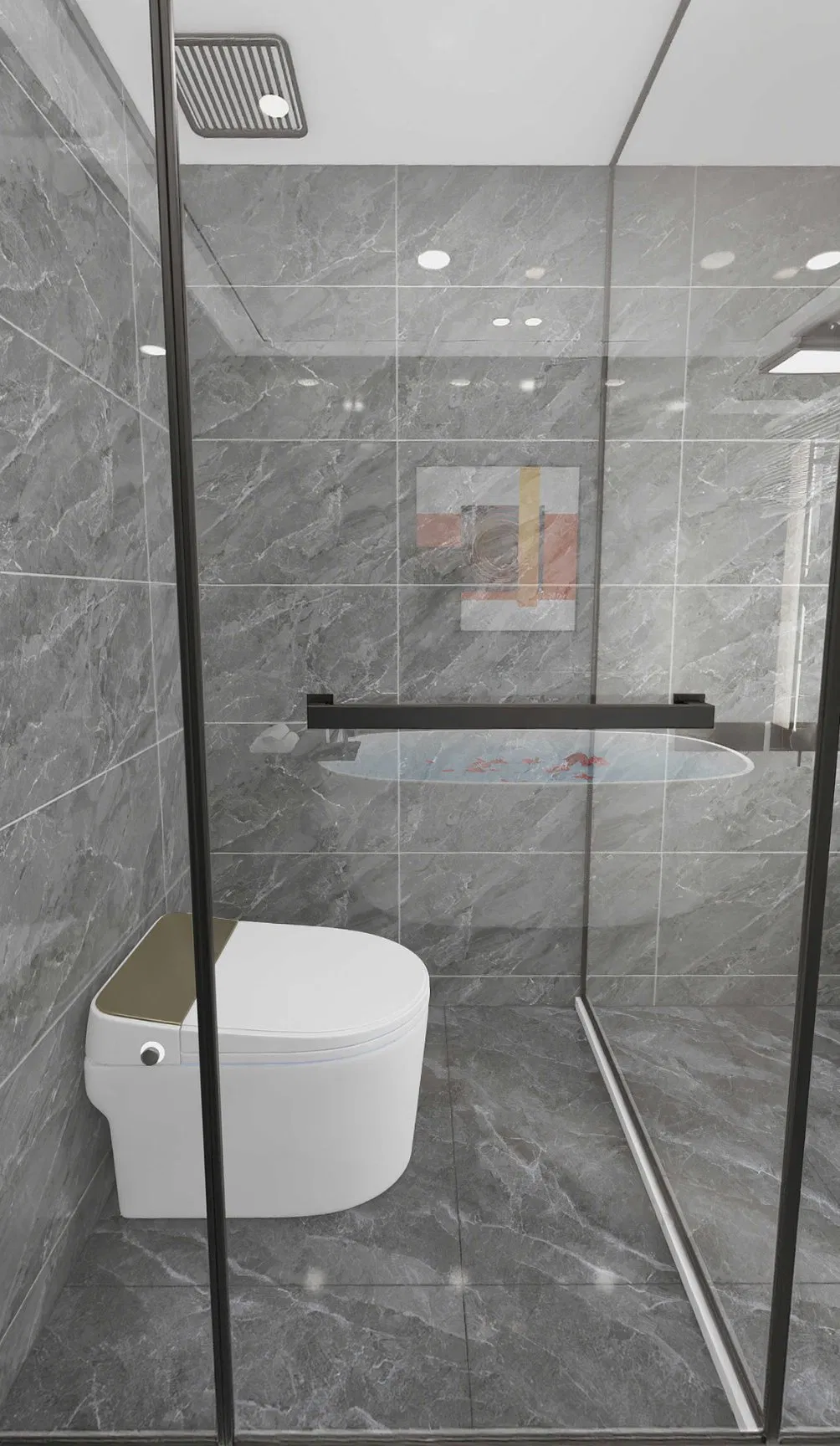 Simple Modern Micromarble Tile 400X800 Kitchen Bathroom Wall Tile Bathroom Balcony Wall Tile