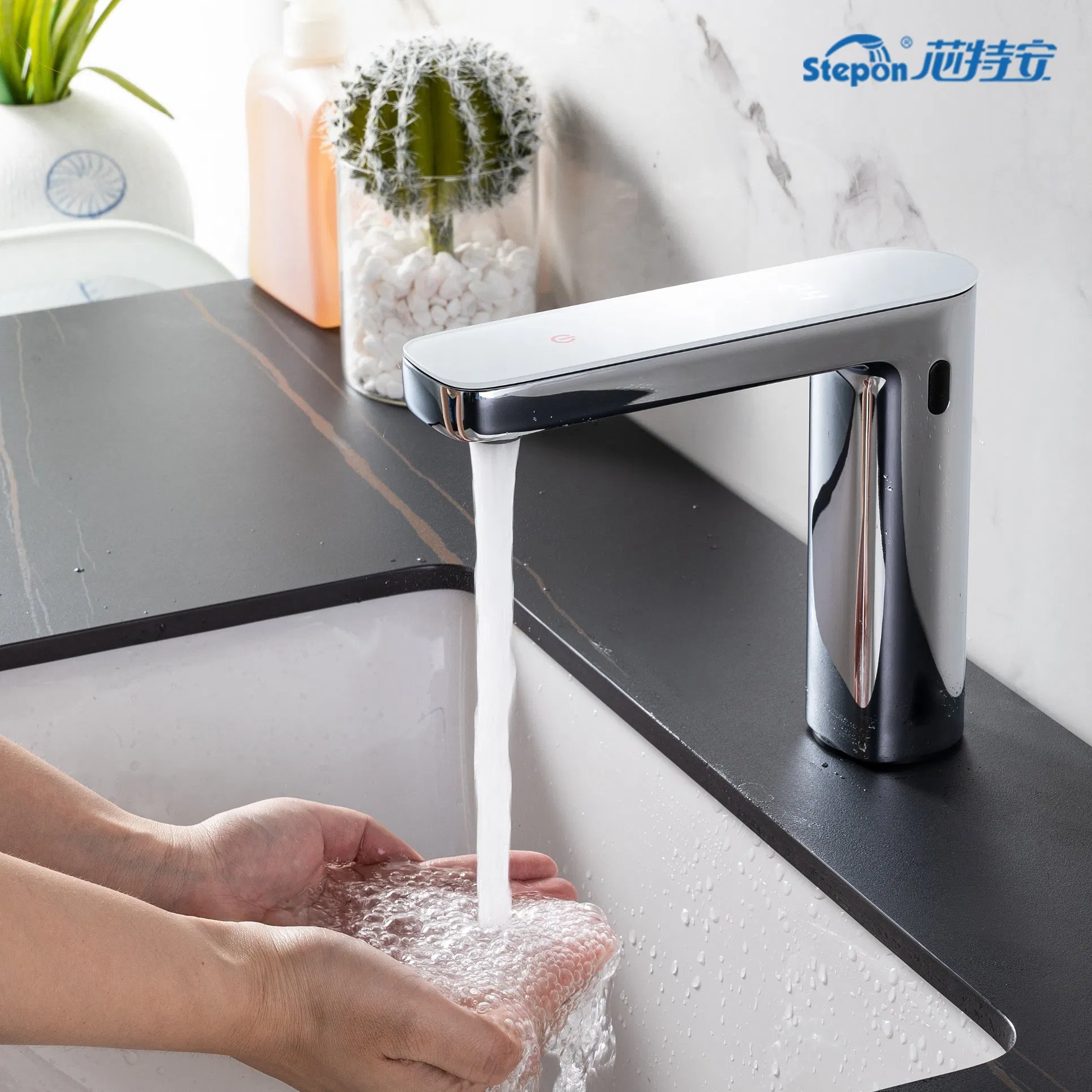 Stepon Smart Sensor Faucet Antiscald Smartdesign Hydropower Dualmode Ipx4 Waterproof