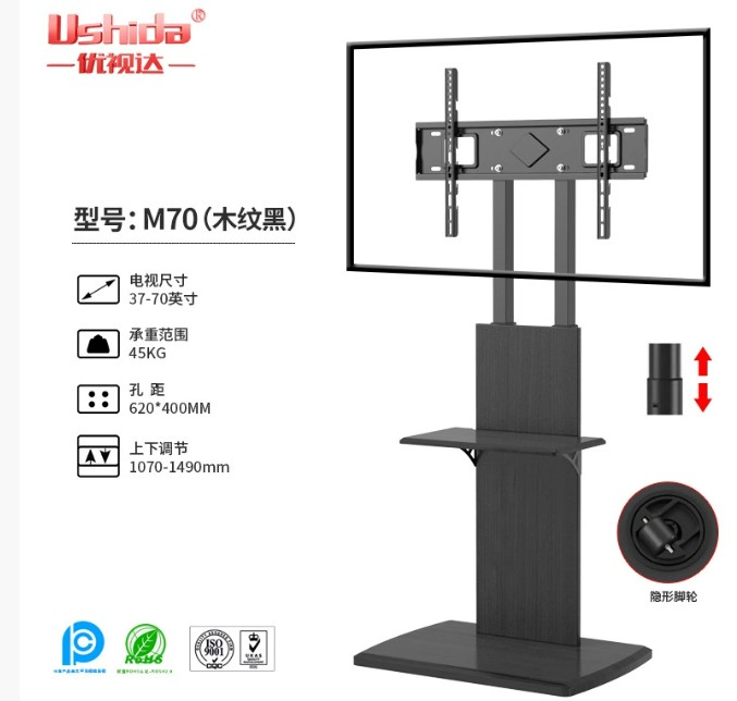 Versatile Conference TV Stand for Streaming and Presentations