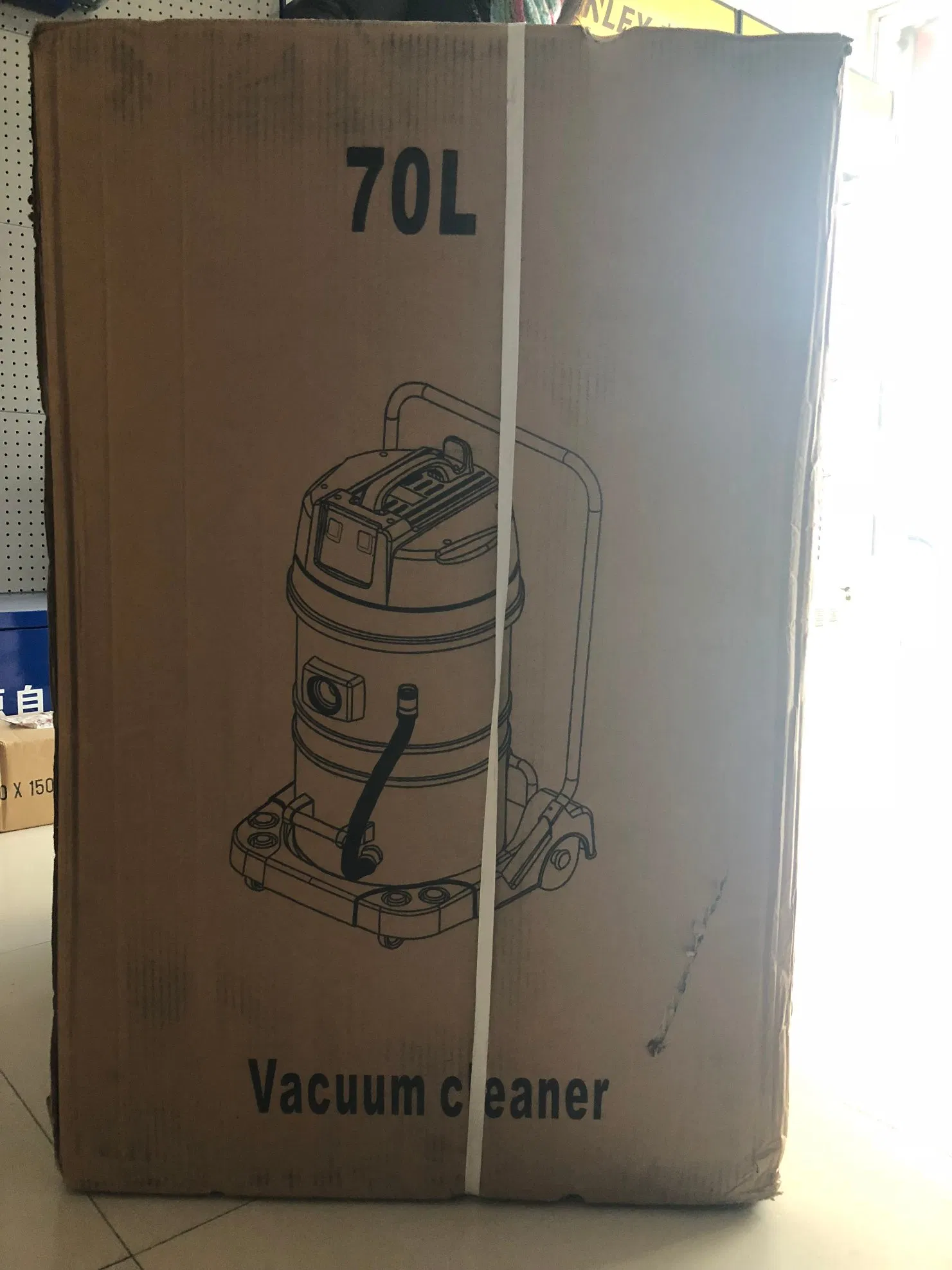 High Quality Easy Use Commercial Industrial Wet and Dry Car Vacuum Cleaner (ZD28-2B-70L)