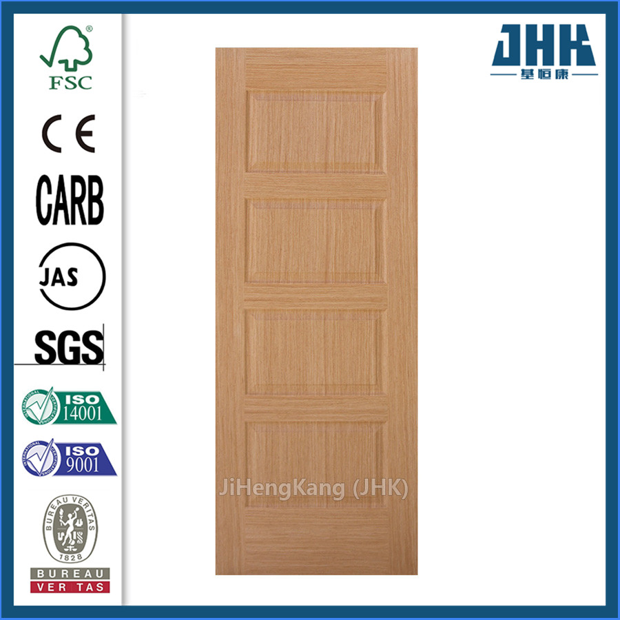 Jhk-011 HDF Mould Solid Cherry Veneer Door Skin