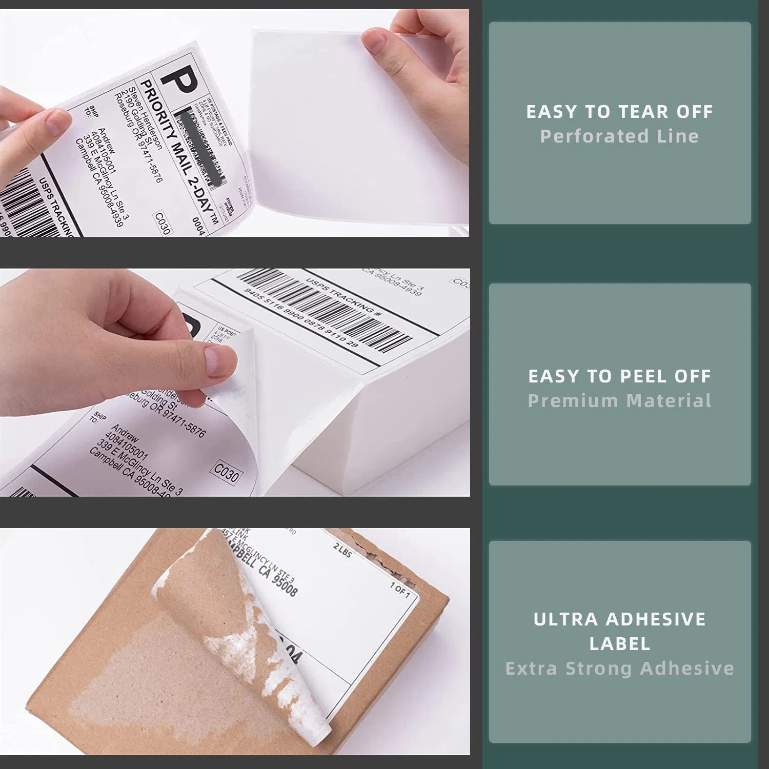 Wholesale Waybill A6 100X150 4X6 Shipping Direct Thermal Label