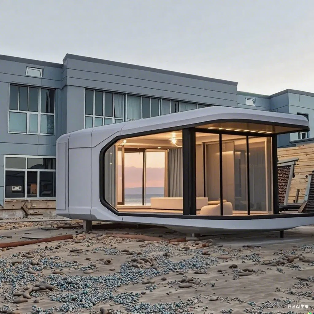Luxury Comfort Modular Steel Prefab Capsule House for Prefabricated Capsule Room