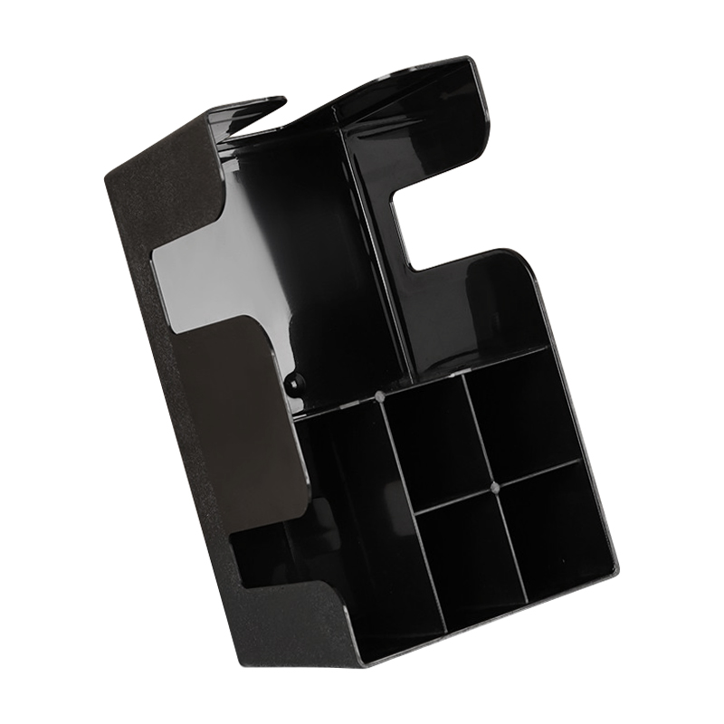 High Quality Wholesale Plastic Black Napkin Holder Restaurant Tableware Box Straw Holder
