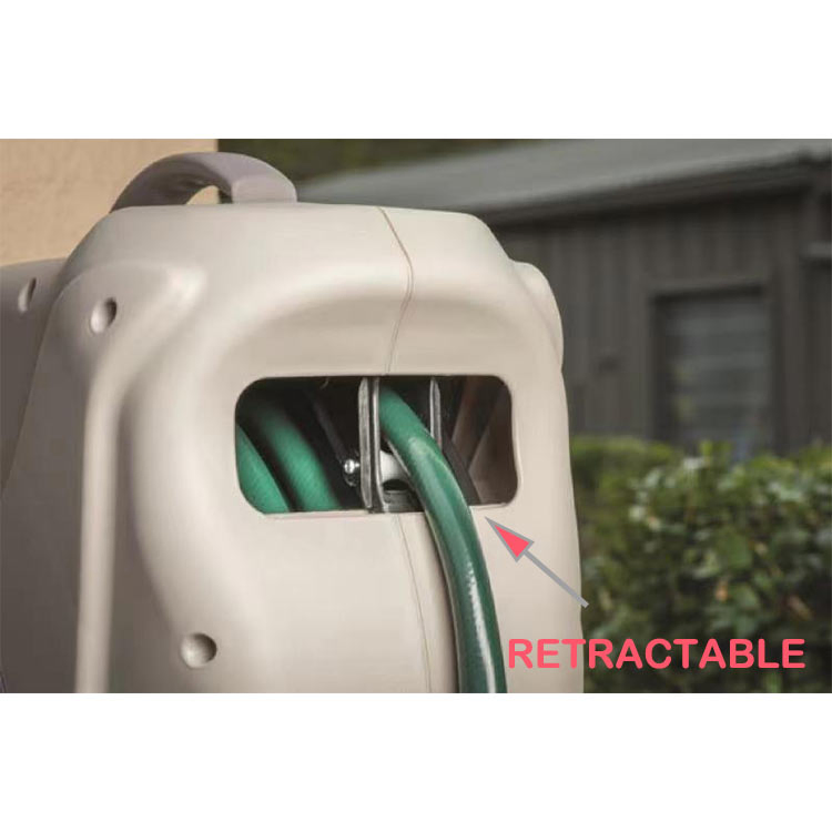 1/2'' Auto Retracting Hose Reel Pressure Washer Telescopic Handle Auto Hose Reel 15m/20m/30m