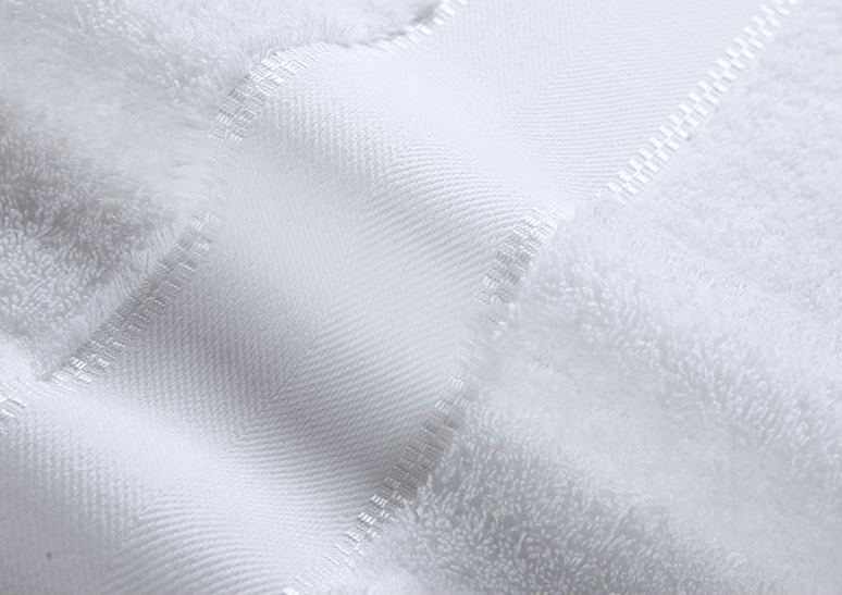 Customized Embroidered Logo Hotel Towel Set for SPA 100% Organic Cotton Terry Luxury Bath Towel White Towels