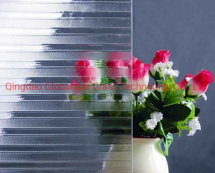 China Manufactured Clear Nashiji Glass /Figured Glass/Patterned Glass / Patterned Decorative Glass