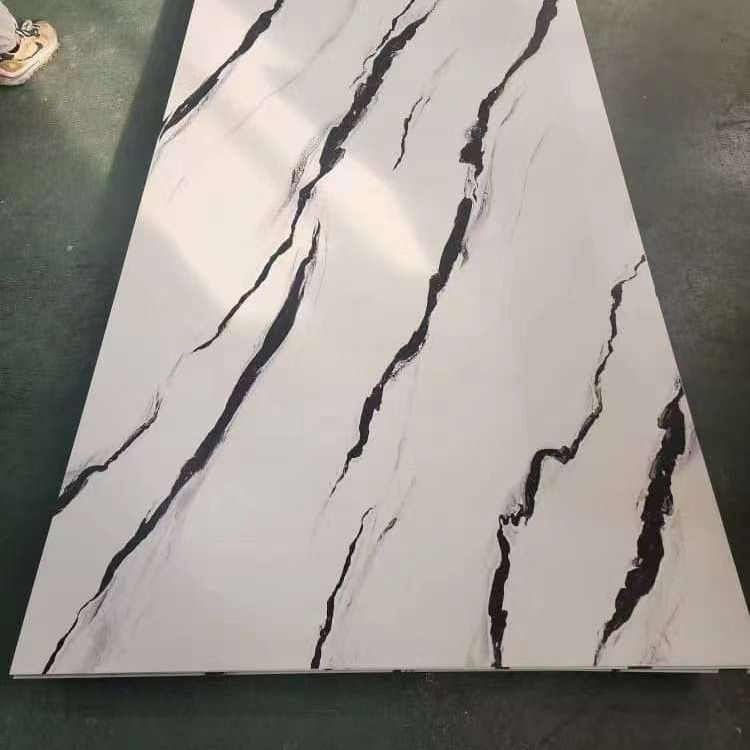 Laminate Panel UV Coating Marble Sheet 4mm Plastic PVC
