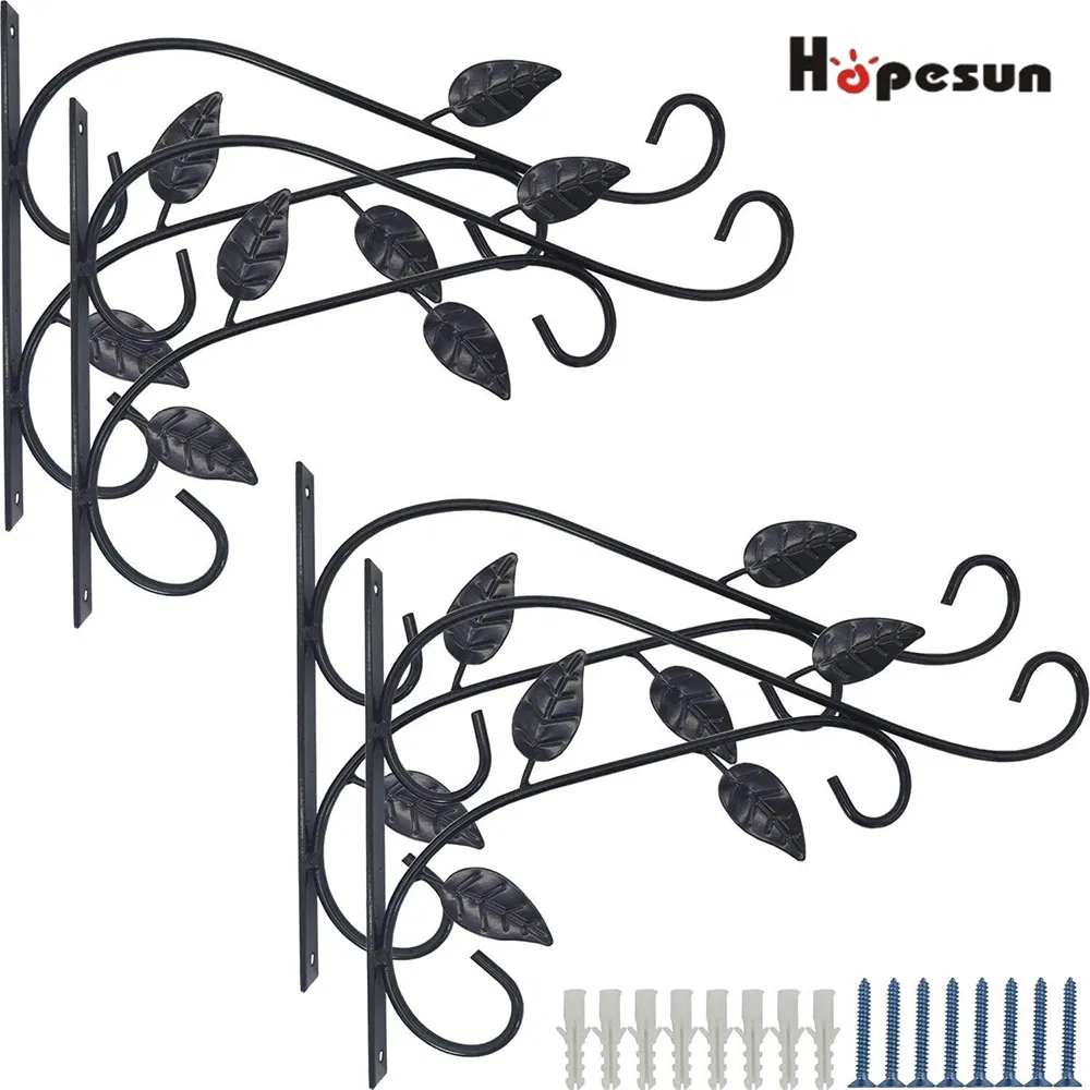 Garden Steel Wall Hook Hanging Flower Hook Powder Coated