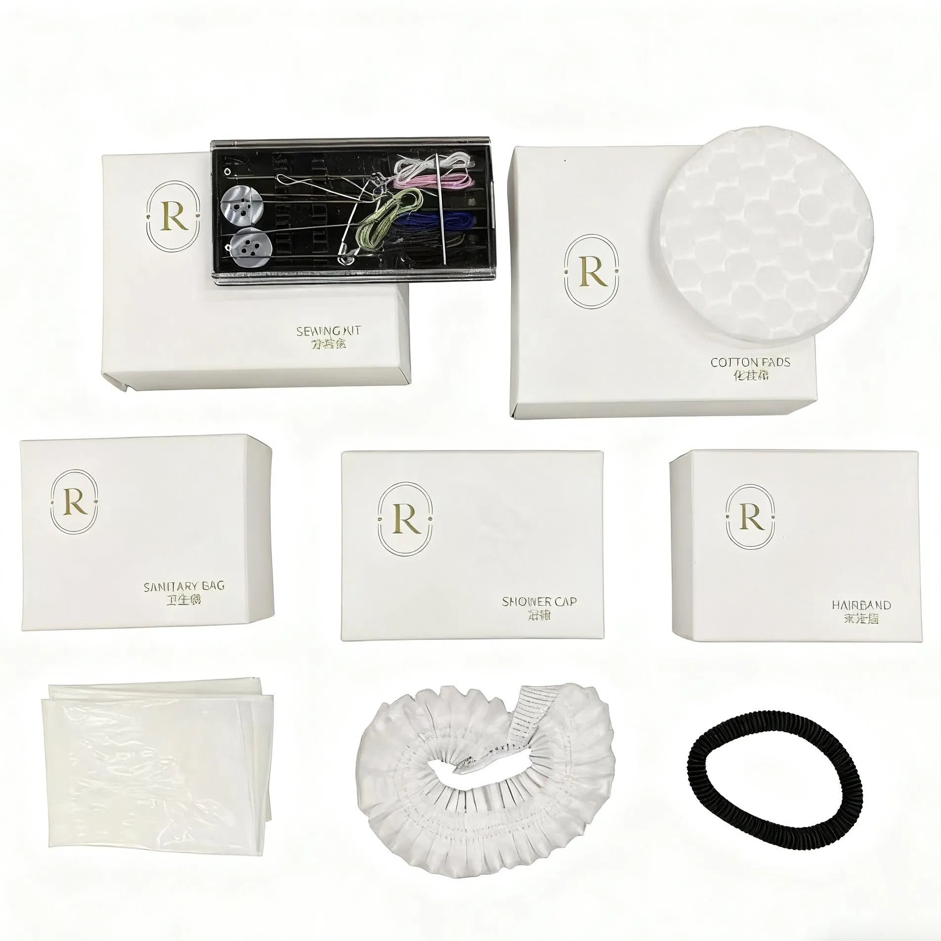 Luxury Hotel Guest Room Amenities Kit with Custom Logo Gift Box