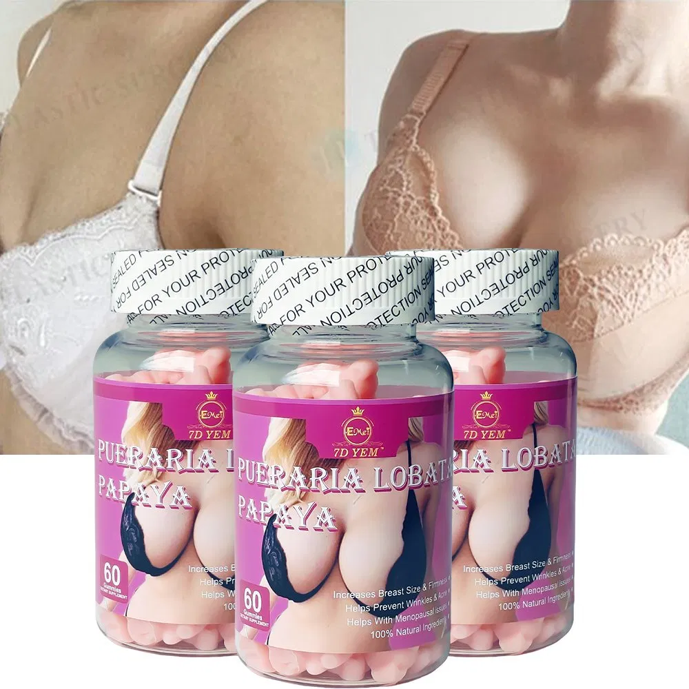 Private Brand of Natural Papaya Breast Enhancement Collagen Gummy