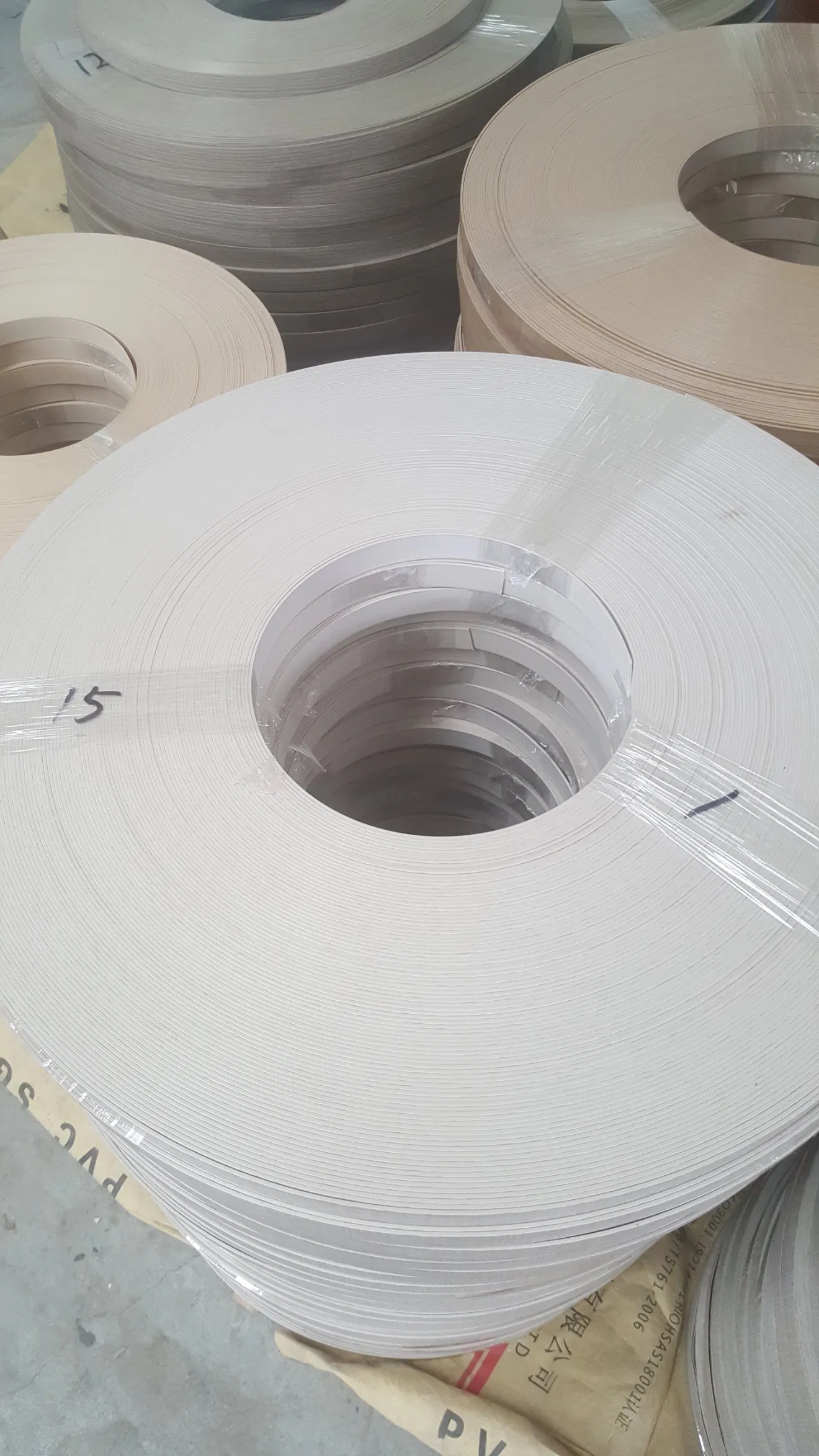 Glue Backing PVC Edge Sealing Bandle/PVC Tapes for Furnitures
